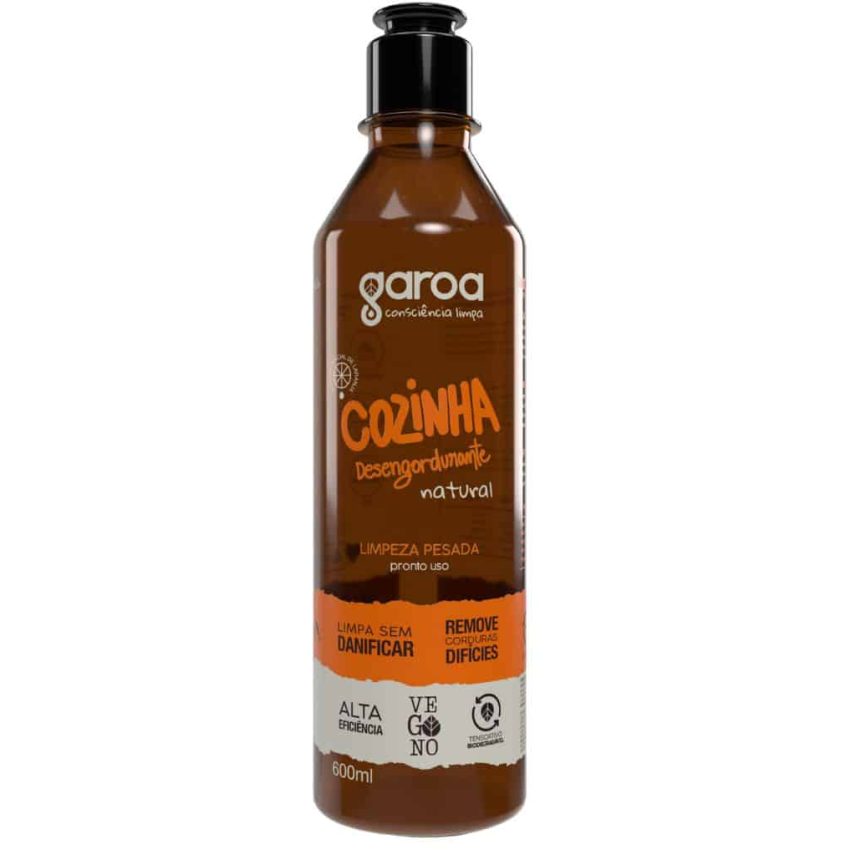 Cozinha Desengordurante NATURAL GAROA - 600 ml