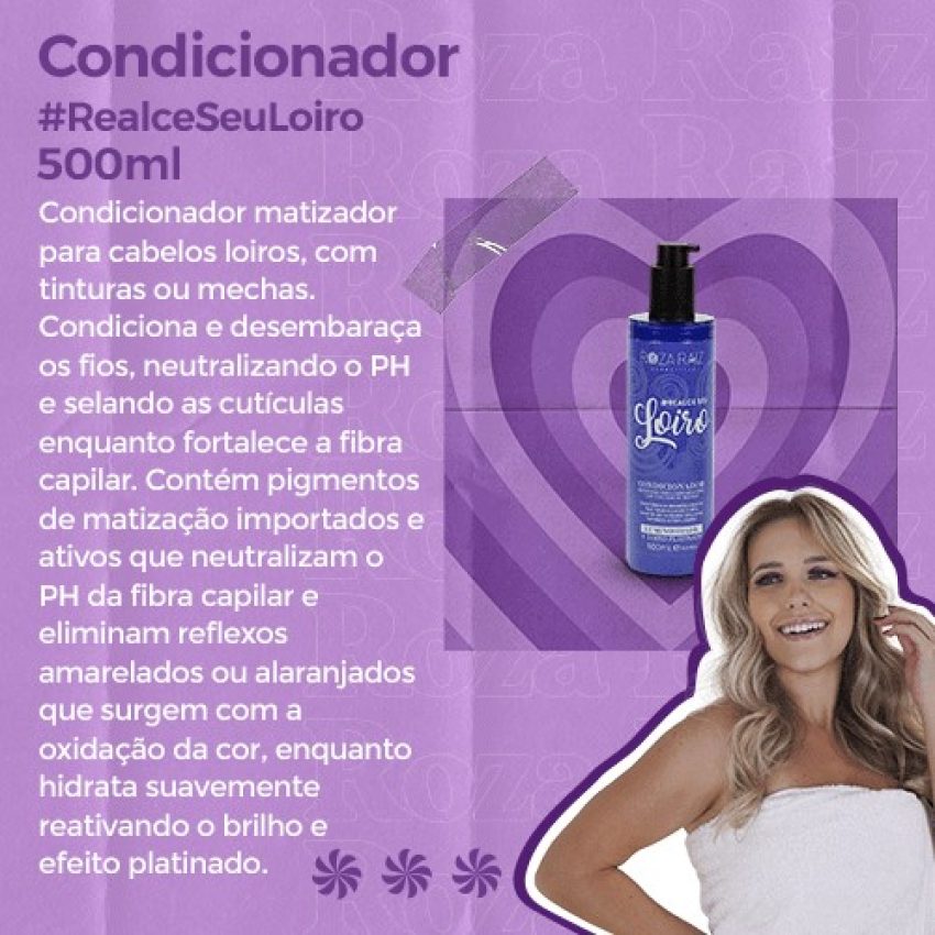 Condicionador #realce Seu Loiro