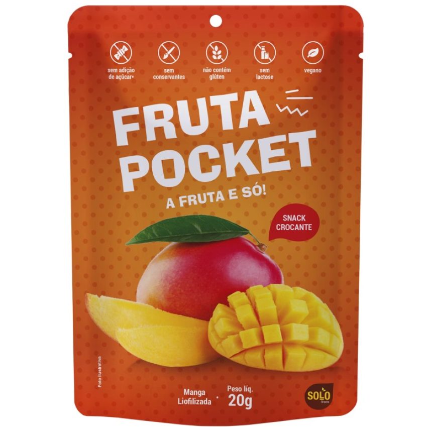 Fruta Pocket Manga Liofilizada 20g