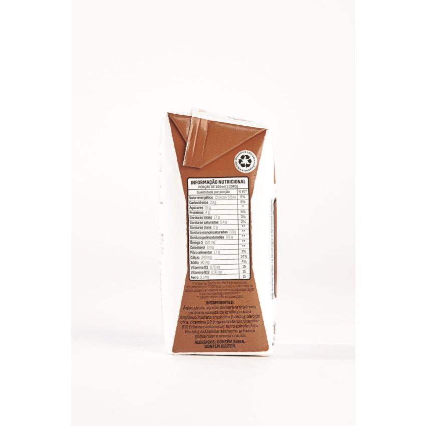 Leite Vegetal sabor Chocolate 200ml - Deleitinho - Naveia