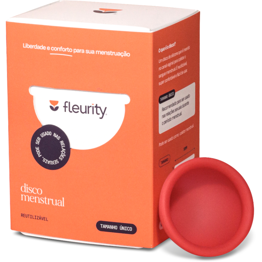 Disco Coletor Menstrual - Vermelho - Fleurity