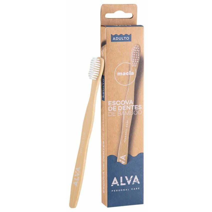 Escova de Dentes de Bambu Adulto Alva