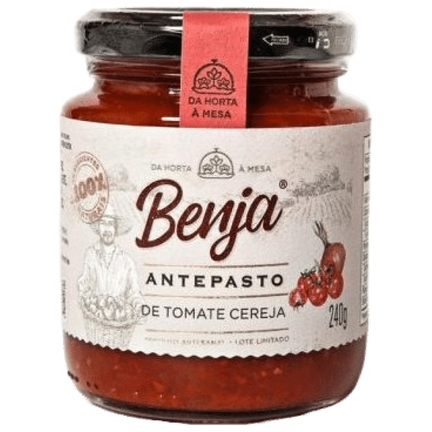 Antepasto de Tomate Cereja Benja® 100% natural 240g